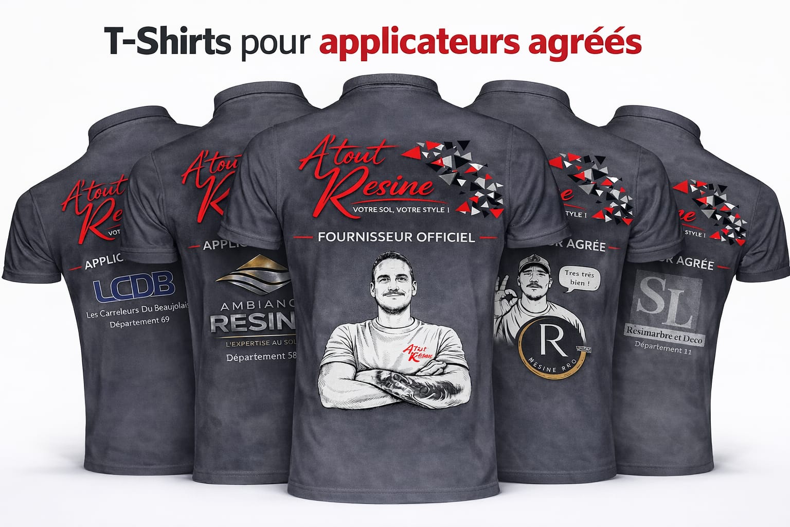 tshirt T-shirt applicateur agréé – Personnalisable avec votre logo – Image 1